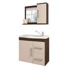 Conjunto De Banheiro Vix Café E Off White