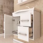 Conjunto De Banheiro Vix Café E Off White