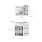 Conjunto De Banheiro Vix Café E Off White