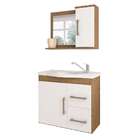 Conjunto De Banheiro Vix Carvalho E Branco