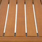 Conjunto de Banqueta Alumínio 46,2x46,4cm Oris 2 peças Cinza Naterial