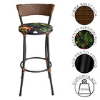 Conjunto de Banquetas Alta e Bistrô (sem vidro) de Aço Carbono