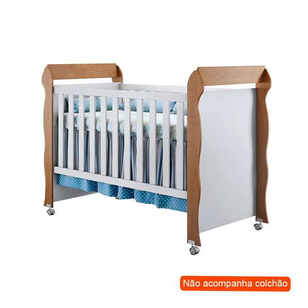 Berço americano branco com marrom clearance