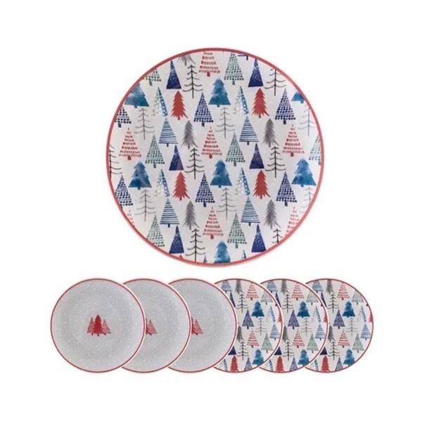 Conjunto De Bolo Oxford Jolly 7 Peças  Amc4-5684