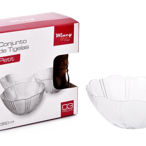 Conjunto De Bowl Petit De 350ml Com 3 Peças