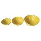 Conjunto De Bowls Em Ceramica Lemon Amarela  3 Pcs G  12cm X