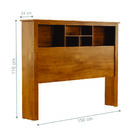 Conjunto De Cabeceira Com Mezanino Lateral Lincoln Nature