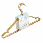 Conjunto de Cabides 6 unidades Dourado Arthi