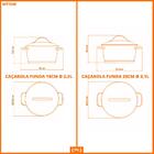 Conjunto De Caçarolas Allegra Inox 2 Peças Fundo Triplo 18 E