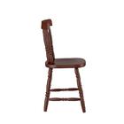 Conjunto De Cadeiras Lile, Madeira Maciça, Castanho, Nm