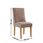 Conjunto De Cadeiras Para Sala De Jantar Capuccino / Naturalle