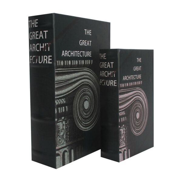 Conjunto De Caixas Livro Em Madeira The Great Architecture Pr