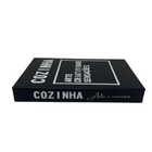 Conjunto De Caixas Livros Decorativos Estampa Coffee E Cozinha