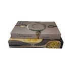 Conjunto De Caixas Livros Decorativos Estampa Culinária Itali