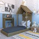 Conjunto De Cama Com Escrivaninha Kitcubos Carvalho