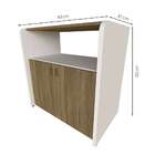 Conjunto De Cama Infantil Com Armário Helena 2 Pt Carvalho Mel