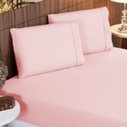 Conjunto De Cama Queen 400 Fios Percal 3 Peças Toque Macio Ro