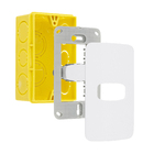 Conjunto de Campainha 10A 220V Branco Gracia Alumbra