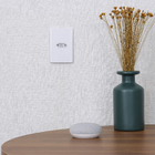 Conjunto de Campainha Cigarra com Placa Horizontal 4X2 Bivolt Branca Novara Dicompel