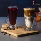 Conjunto De Canecas 3 Peças Para Café/cap 300 Ml Em Vidro 27,