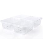 Conjunto De Cestinhas De Plástico Retangulares Organizadoras