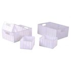 Conjunto De Cestos Defibra Sintetica  5pcs Gg37 X 27 X 15cm