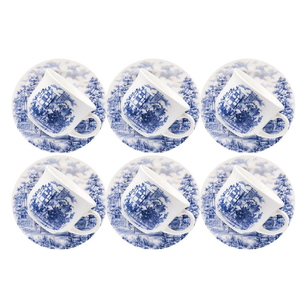 Conjunto De Chá Donna Cena Inglesa 180ml 6 Unidades - Biona