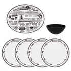 Conjunto De Churrasco Oxford Jornal Do Churrasqueiro 6 Peças