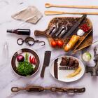 Conjunto De Churrasco Tradição - 10 Peças - Oxford