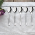 Conjunto De Colheres Para Cha Aco Inox 6 Pc Tramontina