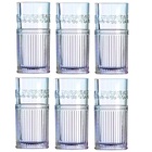 Conjunto De Copos Altos Replublic Em Vidro Furtacor 360ml 6 P