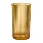 Conjunto De Copos De Vidro Âmbar Graffiato Long Drink 420ml 6