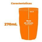 Conjunto De Copos De Vidro Diamond Fio De Ouro 270ml 2 Peças
