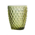 Conjunto De Copos De Vidro Verde  6 Pcs 8cm X 10cm  256ml