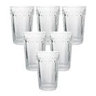 Conjunto De Copos E Taças De Vidro Flowers 12 Peças - Casambi