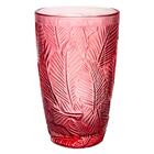 Conjunto De Copos E Taças De Vidro Folha Rosa 12 Peças - Casa