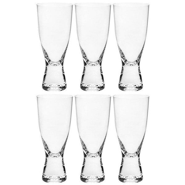 Conjunto De Copos Para Cerveja Vega Cristal 6 Peças 350ml Boh