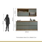 Conjunto De Cozinha 4 Peças Com Aéreo E Nicho Para Micro-onda