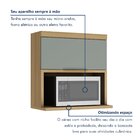 Conjunto De Cozinha 5 Peças Com Aéreo E Nicho Para Micro-onda