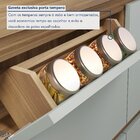 Conjunto De Cozinha 5 Peças Com Aéreo E Nicho Para Micro-onda