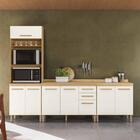 Conjunto De Cozinha Aria Modulado Com 8 Portas 2 Gavetas