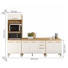 Conjunto De Cozinha Aria Modulado Com 8 Portas 2 Gavetas