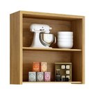 Conjunto De Cozinha Armário Aéreo 80cm 2 Portas Ripado E Balc