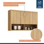 Conjunto De Cozinha Balcão 3 Portas 2 Gavetas E Armário Aéreo