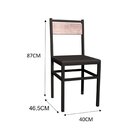 Conjunto De Cozinha Mesa 110cm 4 Cadeiras Industrial Fabone M