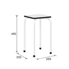 Conjunto De Cozinha Mesa Dobrável Asti 100 E 4 Banquetas Quad