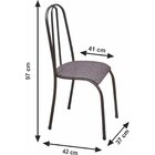 Conjunto De Cozinha Mesa Tampo Em Granito Redonda Madri 4 Cad