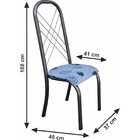 Conjunto De Cozinha Mesa Tampo Em Granito Veneza 6 Cadeiras