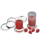 Conjunto De Descansos Para Copo De Aço Inox Zanella 6 Peças