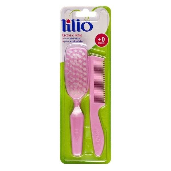 Lillo Rosa Conjunto De Escova E Pente Para Cabelo Lillo Rosa | Leroy Merlin